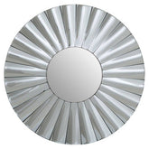 Jade Round Silver Wall Mirror