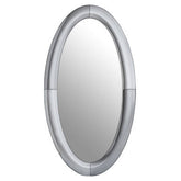 Josie Silver Oval Wall Mirror