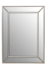 Lapari Silver Finish Rectangular Wall Mirror