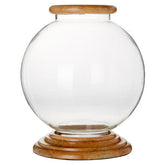 Hampstead Hurricane Large Glass Candle Holder