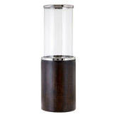 Hampstead Small Mango Wood Hurricane Candle Holder
