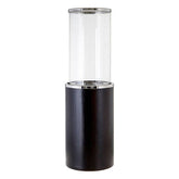 Hampstead Medium Mango Wood Hurricane Candle Holder