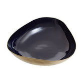 Elva Navy Blue And Gold Trinket Bowl