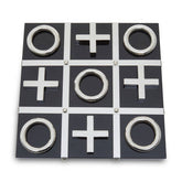 Flos Black And Silver Tic Tac Toe Game
