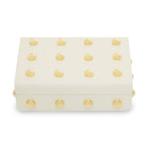 Frida Small Cream and Gold Trinket Box