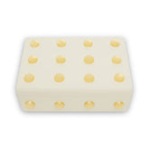 Frida Large Cream and Gold Trinket Box