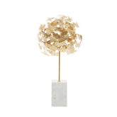 Mirano Gold Finish Butterfly Sculpture