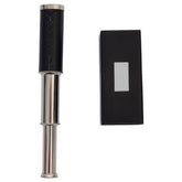 Churchill Black Leather Effect Telescope with Box
