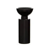 Carrie Small Black Crystal Candle Holder