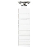 Carrie Clear Finish Large Candle Holder