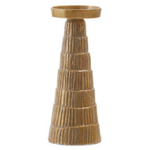 Deomali Large Gold Finish Candle Holder