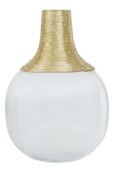 Glynn Glass And Gold Small Vase