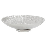 Akola Silver Textured Decorative Bowl