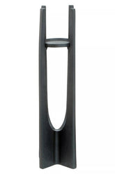 Dante Large Grey Finish Candle Holder