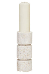 Tibor Travertine Small Candle Holder