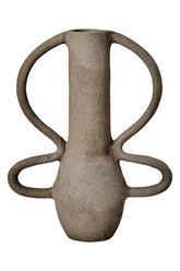 Deriva Small Textured Grey Vase