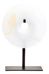 Oleena Extra Small Round Dia 15cm Onyx Disc Sculpture