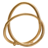 Prato Matte Gold Finish Twist Sculpture