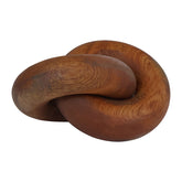 Cato Brown Wood Small Knot Decor