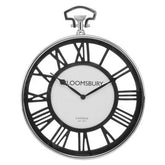 Mateo Nickel Finish Pocket Style Wall Clock