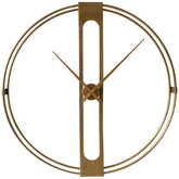 Beauly Gold Finish Dual Ring Wall Clock