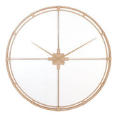 Beauly Gold Finish Metal Wall Clock