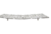 Delphi Large Plate in Silver Finish