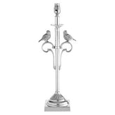 Aviary Antique Silver Lamp Base