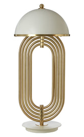 Metropolis Table Lamp with White shade