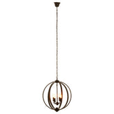 Censer Black Metallic Pendant Light