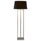 Skye Nickel Finish Rectangular Floor Lamp