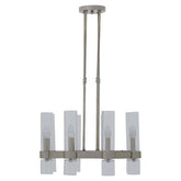 Alexis 8-Light Nickel Finish Ceiling Light