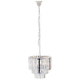 Babylon Eight Bulb Chrome Chandelier