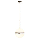 Abira Matt Black Pendant Light