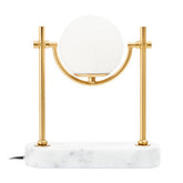Zalika Marble And Gold Orb Table Lamp