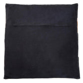 Bosie Safira Neutral Colourblock Hair on Leather Patchwork Cushion