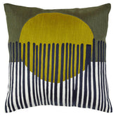 Bosie Ozella Green And White Cushion