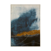 Astratto Blue And Gold Wall Art