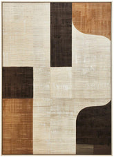 Astratto Neutral Abstract Textured Canvas Wall Art