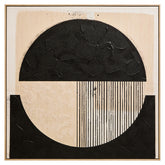Astratto Black and Cream Wall Art