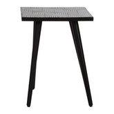 Boho Side Table With Bone Inlay