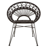 Manado Black Natural Rattan Chair
