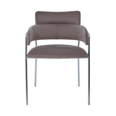 Tamzin Mink Velvet Dining Chair