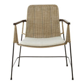 Manado Curved Design Natural Rattan Chair