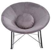 Arto Grey Conic Rocking Chair