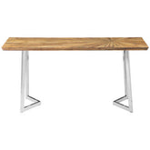 Gabar Natural Bamboo Console Table