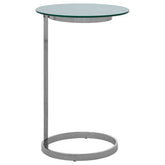 Oria End Table With White Marble Effect Top