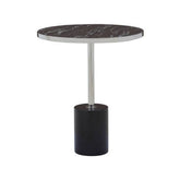 Oria Black Marble End Table
