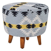Cefena Round Footstool
