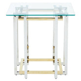 Elino Silver and Gold Side Table
